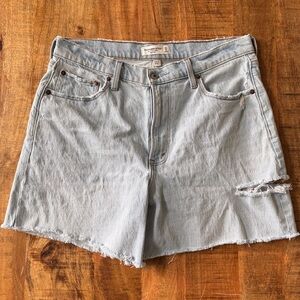 Abercrombie & Fitch Dad Shorts High Rise